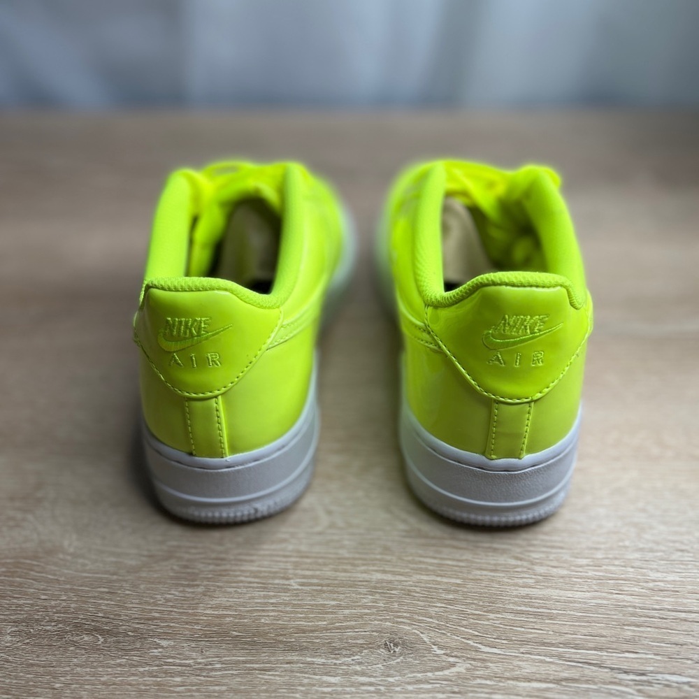 Nike Air Force One LV8 UV Light Reactive Volt Lime Yellow - Picture 5 of 8